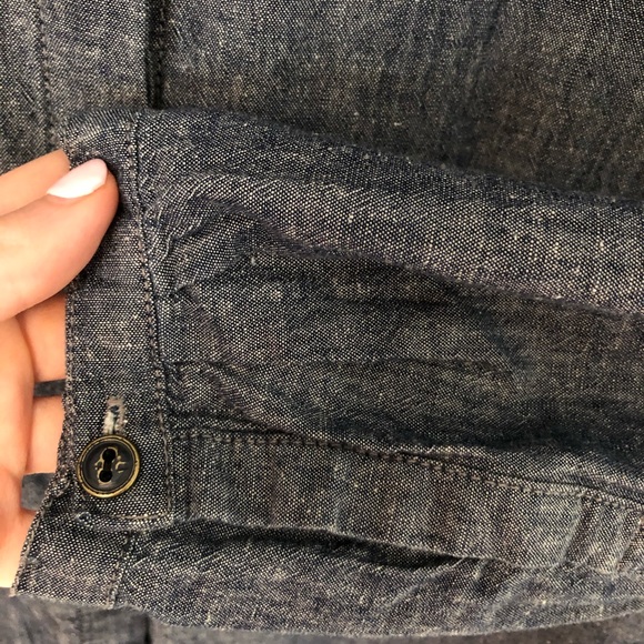 Vince Denim Overshirt/Shirt Jacket - Picture 5 of 6